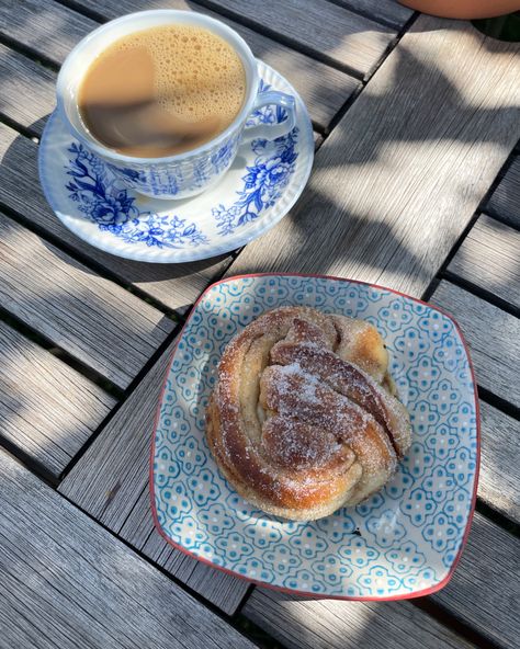 Swedish Fika Aesthetic, Fika Aesthetic, Swedish Summer Aesthetic, Blue Summer Aesthetic, Stockholm Aesthetic, Coastal Outfit, Swedish Fika, Summer Cafe, Rhode Lip