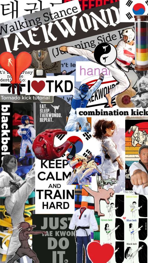 Taekwondo Wallpaper Aesthetic, Tkd Girl, Taekwondo Quotes, Simple Sign Language, Taekwondo Girl, Korea Wallpaper, Iphone Wallpaper Quotes Funny, Karate Martial Arts, Vision Board Photos