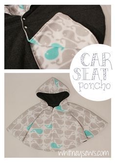 Patchwork, Sew Ins, Diy Sy, Car Seat Poncho, Baby Poncho, Baby Sewing Projects, Beginner Sewing Projects Easy, Poncho Pattern, Sewing Skills