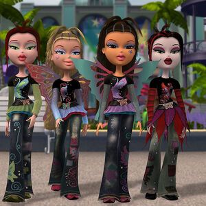 Cymbeline | Bratz Wiki | Fandom Minions, Bratz Fashion Pixiez, Dee Devlin, Pixie Aesthetic, Fairies Movie, Pixie Costume, Bratz Movie, Bratz Fashion, Y2k Pfp