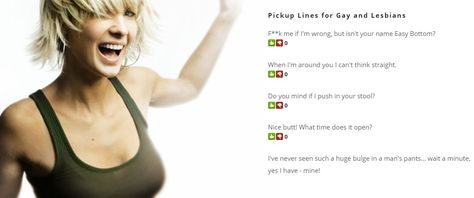 Read Interesting Pickup Lines for Gay and Lesbians | Pickup Lines Now  #Gay #Lesbian #Pickup #Lines http://bit.ly/2e3Zq1B Pick Up Lines, Lesbian Pickup Lines, Pickup Lines Dirty, Cute Pickup Lines, Pickup Line, Speeding Tickets, Pickup Lines, Your Message, Funny Cute