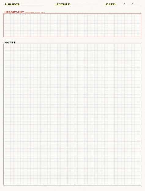 Old School Notes - Grid - Notability Gallery Math Notes Template, Notes Page Ideas, Cute Notebook Paper Template, Good Notes Paper Templates, Note Template Ideas, Good Notes Paper, Notebook Paper Aesthetic, Cute Notes Template, Note Template Aesthetic