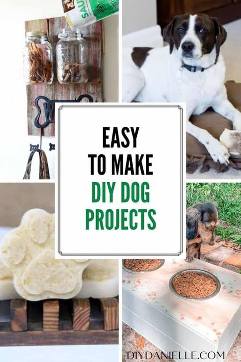 28 Easy To Make DIY Dog Projects Upcycling, Organisation, Dog Projects Diy, Dog Toys Diy Homemade, Dog Toys Diy, Diy Dog Bowl, Diy Dog Gifts, Dog Halloween Costumes Diy, Diy Dog Shampoo