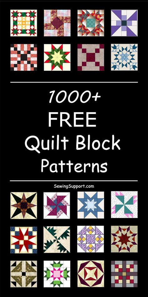 Quilt Block Patterns 12 Inch, Free Quilt Block Patterns, Quilt Blocks Easy, Modern Quilt Blocks, Quilt Modernen, Quilting Designs Patterns, Barn Quilt Designs, Crazy Quilt Blocks, Quilt Square Patterns