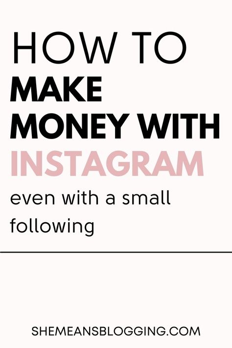 Monetizing Instagram, Making Money On Instagram, Make Money On Instagram, Marketing Motivation, Online Jobs From Home, Lifestyle Quotes, Social Media Jobs, Life Success, Instagram Growth