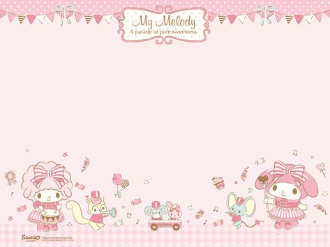 1 Pad Wallpaper, My Melody Memo Pad, Sanrio Memo Pad, My Melody Background, Melody Background, Wallpaper Sanrio, Sanrio Wallpapers, Memo Pad Design, Melody Wallpaper