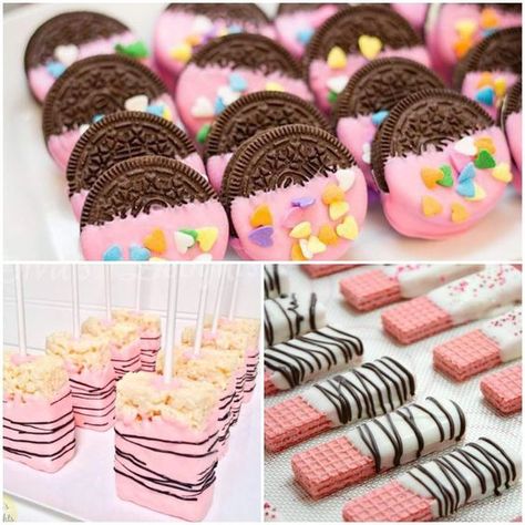 Sweet 6 And Sassy Party Ideas, Cookies Packaging Ideas Creative, Candy Melts Ideas, Cookies Packaging Ideas, Cake Designs Ideas, Cookies Dipped In Chocolate, Dipped Treats, Simple Treats, Cookie Cake Designs