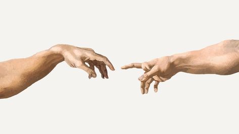 Touching Hands, Tattoo Ideas Males, New Nature Wallpaper, Hand Vector, The Creation Of Adam, Ios Homescreen, Creation Of Adam, Coffee Wall, Back Tattoos For Guys