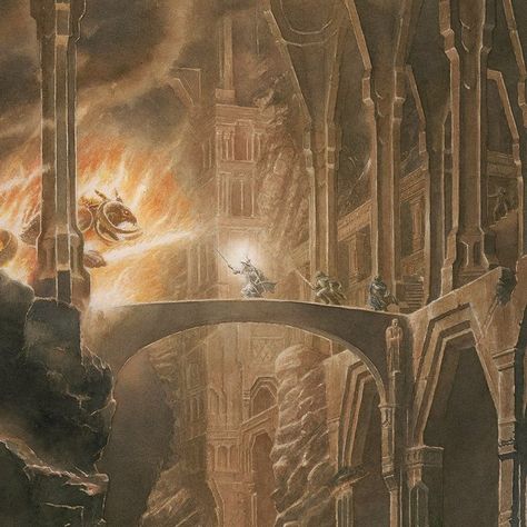 Ozymandias𓆏 on X: "Alan Lee Bridge of Khazad-dûm https://t.co/MlxJY2hY94" / X Khazad Dum, Alan Lee Art, Tolkien Artwork, Lotr Tattoo, Alan Lee, John Howe, Middle Earth Art, Tolkien Art, Lotr Art