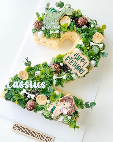 🌱 Cassius’ Good Dinosaur Cake 🦕 #gooddinosaur#dinosaur#dinosaurcake#numbercake#lasvegascakes#lasvegas#cakes#cakestagram | Instagram Number 1 Cake Dinosaur, Number Dinosaur Cake, Dino Number Cake, Dinosaur Cookie Cake, Dinosaur Number Cake, Dinosaur Sheet Cake, Good Dinosaur Cake, Birthday Cake Dinosaur, The Good Dinosaur Cake