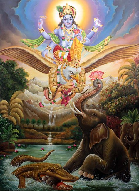 Vishnu Dashavatar Art, Spiritual Paintings, Consciousness Art, Ancient Paintings, Lord Ganesha Paintings, Goddess Artwork, Ancient Mythology, Lord Vishnu Wallpapers, Vedic Art