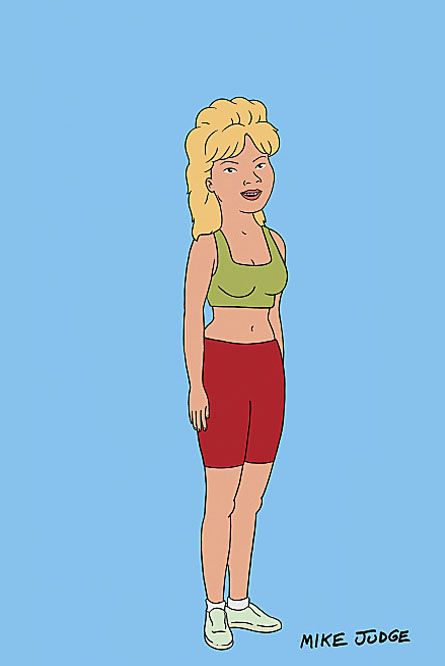 Luanne Platter by Mike Judge [ King of the Hill ] Luanne Platter Costume, Luanne Platter King Of The Hill, King Of The Hill Luanne, Luanne Platter, Animation Styles, Mike Judge, Jacket Art, Beading Embroidery, Chop Chop