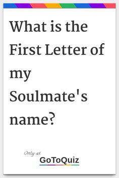 Who Is My Soulmate, Soulmate Test, Soulmate Quiz, How To Find Soulmate, Soulmate Signs, Know Your Future, Soulmate Connection, Boyfriend Names, Make Him Miss You