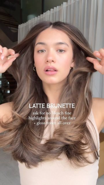 Laura Kim on Instagram: "It's all about classic, timeless and healthy hair in 2024 No bleach brunette highlight will make your hair glow with a beautiful movement DM me for more info 🥹 #expensivebrunette #nobleachbalayage #nobleach #lattebrunette #haircolour" Brunette Balayage Hair No Bleach, Balayage, No Bleach Brown Balayage, Brown Hair With Highlights No Bleach, Morena Hair Color Highlights, Brunette Subtle Money Piece, Highlights Brown Hair No Bleach, Hair Color Ideas No Bleaching, Haircolour Without Bleaching