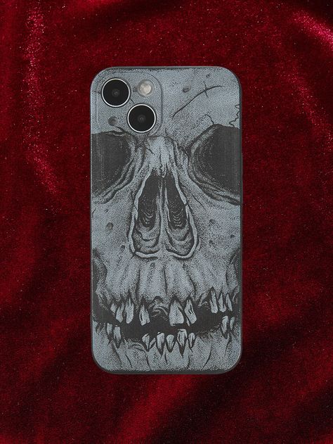 Phone Cases, Goth Phone Case, Emo Wallpaper, Skull Pattern, Pattern Phone Case, See It, Iphone Wallpaper, Cell Phone, Phone Case