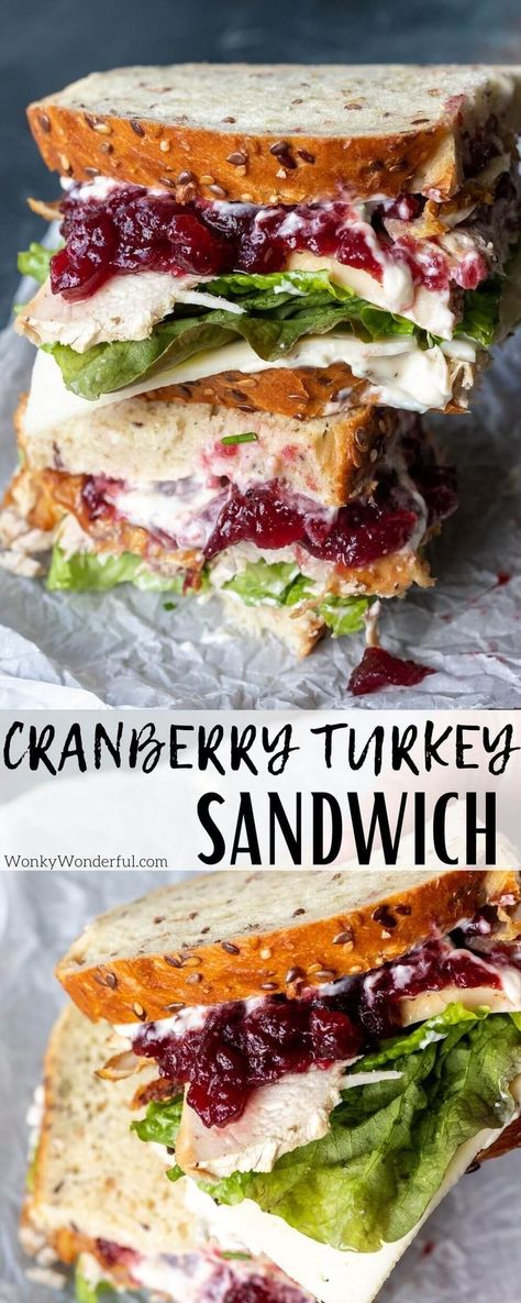 This Leftover Turkey Sandwich with Cranberry is the day after Thanksgiving on a plate. A Thanksgiving Sandwich made simply with leftovers. Essen, Cranberry Turkey Sandwich, Leftover Turkey Sandwich, Turkey Sandwich Thanksgiving, Leftover Thanksgiving Sandwich, Thanksgiving Sandwich, Turkey Sandwiches Recipes, Cranberry Turkey, Day After Thanksgiving