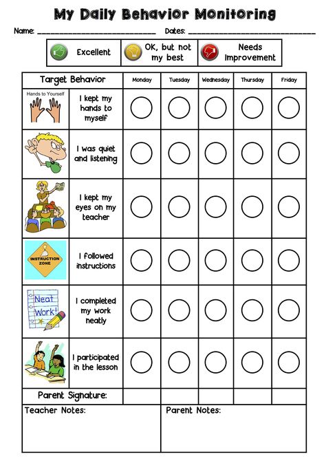 This is the behavior chart that I created with a Grade 2 ESL student in mind. The student is bright and quick academically but struggles to maintain focus and keep his hands to himself. Behavioral Charts For Preschoolers, Behavioral Chart For Preschool, Hands To Yourself Behavior Chart, Aba Behavior Chart, Sped Behavior Chart, Behavioural Charts For Classroom, Preschool Classroom Behavior Chart, Check Ins For Students, Aba Behavior Management