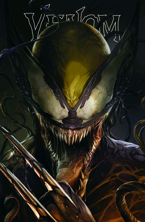 Venom #6 Mattina Variants - Album on Imgur Venomized Wolverine, Marvel Comic Book Characters, Marvel Wolverine, Image Spiderman, Symbiotes Marvel, Venom Art, Venom Comics, Wolverine Art, Spiderman Artwork