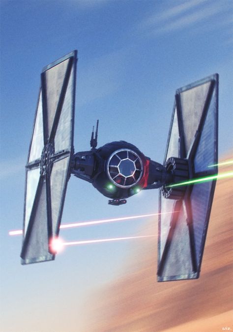 Starwars - First Order Tie, Paul Wiz Johnson on ArtStation at https://www.artstation.com/artwork/bDx5o First Order Ships, First Order Tie Fighter, Starwars Ships, Star Wars Starfighter, Sith Empire, Star Wars Spaceships, Star Wars Vehicles, Cuadros Star Wars, Galactic Republic