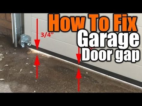 Garage Door Weather Stripping, Garage Door Bottom Seal, Garage Door Threshold, Garage Door Seal, Garage Door Maintenance, Garage Door Insulation, Door Weather Stripping, Garage Renovation, Diy Garage Door