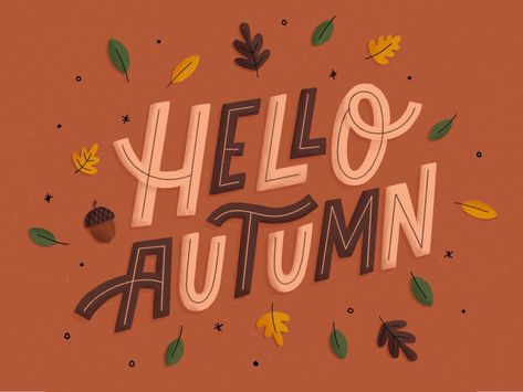 Fall Illustrations, Autumn Illustrations, Fall Graphic, Fall Images, Dark Days, Autumn Illustration, Type Illustration, Graphic Quotes, Graphic Design Trends