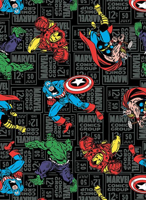 Marvel Pattern, Superhero Pattern, Superhero Fabric, Mundo Marvel, Avengers Superheroes, Zombie Disney, Fabric Print Design, Spider Art, Tshirt Printing Design