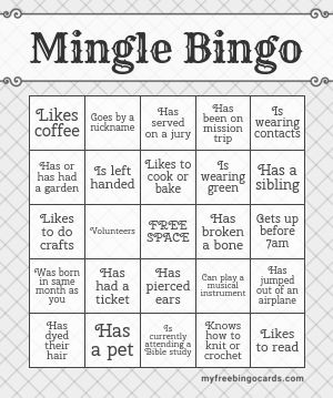 Free Printable and Virtual Bingo Cards Mingle Bingo, People Bingo, Custom Bingo Cards, Bingo Card Generator, Free Printable Bingo Cards, Bingo Card Template, Free Bingo Cards, Bingo Template, Womens Retreat