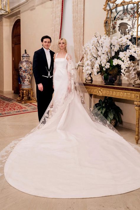 The list includes Amal Clooney, Serena Williams, Cindy Crawford, and more. Nicola Anne Peltz, Beckham Wedding, Valentino Wedding Dress, Venus And Serena Williams, Harper Beckham, Haute Couture Wedding Dress, Nicola Peltz, Valentino Gowns, Best Gowns