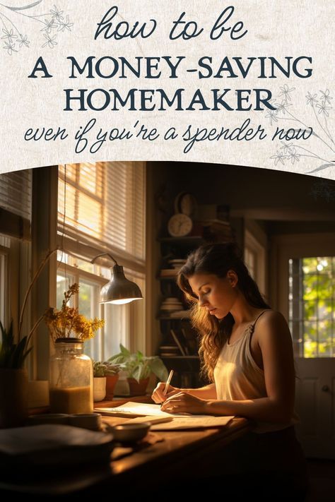 Tired of feeling like you're wasting money and not contributing? Discover the emotional and practical steps to save money and find joy as a homemaker. This is the ultimate guide! Being A Homemaker, Cottagecore Living, Happy Homemaking, Simple Living Lifestyle, Frugal Habits, Christian Homemaking, Money Frugal, Financial Life Hacks, Budget Saving