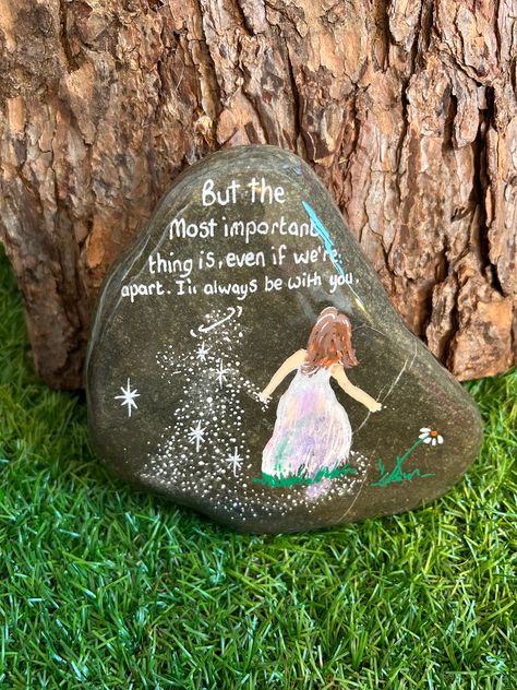This Grave Markers & Decoration item by pebbleshed has 89 favorites from Etsy shoppers. Ships from United Kingdom. Listed on Jun 4, 2024 Painted Memorial Stones For Loved Ones, Garden Memorial Ideas, Memorial Stones Diy, Angel Rocks, Memory Ornaments, Happy Day Quotes, Angel Pin, Grave Decorations, Grave Markers