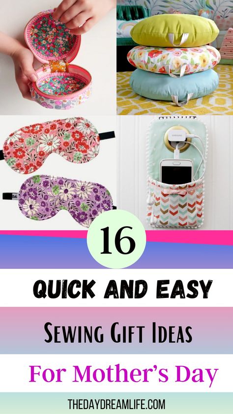 16 Sewing Gift Ideas For Moms Tela, Molde, Sew Mothers Day Gifts, Sewing Projects For Mothers Day, Sewing Gifts For Grandma, Mother’s Day Sewing Gift, Sewn Mothers Day Gifts, Sewing Mothers Day Gifts, Mothers Day Sewing Gifts