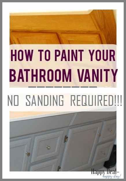 Painted Vanity Bathroom, Frugal Decor, Painting Bathroom Cabinets, Vanity Makeover, Bathroom Vanity Makeover, Painted Vanity, Diy Bathroom Vanity, Old Bathroom, Bathroom Update