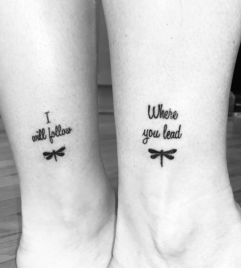 #gilmoregirls #motherdaughtertattoos #whereyoulead #iwillfollow Mother Daughter Tattoos Gilmore, Where You Lead I Will Follow Tattoo Mother Daughter, Mother Daughter Gilmore Girls Tattoos, Matching Gilmore Girls Tattoos, Gilmore Girls Matching Tattoo, Mother Daughter Quotes Tattoos, Where You Lead I Will Follow Tattoo, Unique Mom And Daughter Tattoos, Gilmore Girls Tattoo Mother Daughter