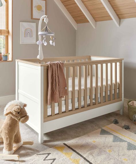 Create the contemporary nursery of your dreams with the Harwell nursery furniture range. Shop innovative designs including a dresser/changer, cotbed and baby wardrobe. Baby Cot Bedding, Cot Bed, Baby Cot, Bed Dimensions, Nursery Furniture Sets, Mattress Dimensions, Adjustable Base, Baby Nursery Furniture, Cot Bedding