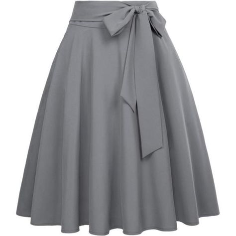 Product Details Fabric Type Skirt Fabric: 98%Polyester, 2%Elastane Closure Type Zipper Length Midi Rise Style High Rise About This Item Soft Farbic,Very Comfortable To Wear Item Feature: High Waist Skirts; Open Side-Seam Pockets; Fixed Belt Adorns Waist; Flared A-Line Silhouette; Conceale High Waist Skirts, 50s Retro, Midi Flare Skirt, School Party, Neck Bodycon Dress, Slip Skirt, Gray Skirt, Cute Skirts, Types Of Skirts