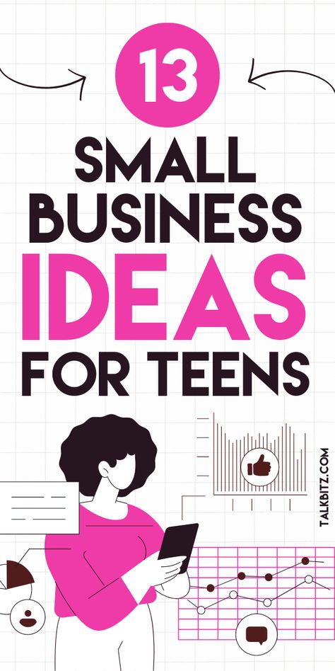 In this blog post, you'll discover 13 small business ideas perfect for teens with big dreams. Get inspired to take action and turn your passions into profits! #TeenEntrepreneur #SmallBusinessIdeas #TeenBusiness Read This! Business Ideas For Beginners, Marketing Plan Template, Social Media Consultant, Best Small Business Ideas, Pet Businesses, Online Jobs From Home, Business Trends, Social Media Jobs, Hard Work And Dedication
