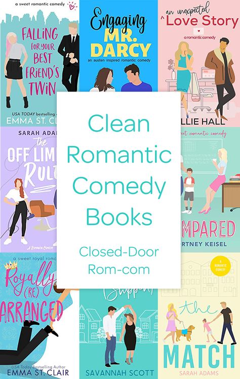 Good Clean Romance Books, Protective Romance Books, Best Clean Romance Books, Rom Com Books For Teens, Non Spicy Romance Books, Clean Teen Romance Books, Romcom Books For Teens, Close Door Romance Books, Clean Rom Com Books