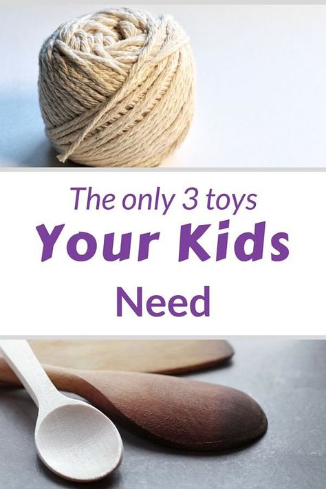 Your kids need 3 toys, that's it. You probably can't guess them so read on #kidactivities #toyguide #giftguide #minimalistparenting Parenting Teens, Minimalist Parenting, Toy Guide, Tinker Toys, Kids Moves, Finger Knitting, The Toys, Kid Toys, Wooden Spoon