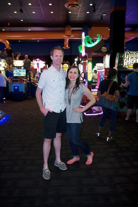 Dave & Buster's Date Night - Friday We're in Love Dave And Busters Outfit, Dave And Busters, Boys Dorm Room, Dave & Busters, Date Idea, Outfit Png, Good Dates, Guys And Girls, Winter Outfit