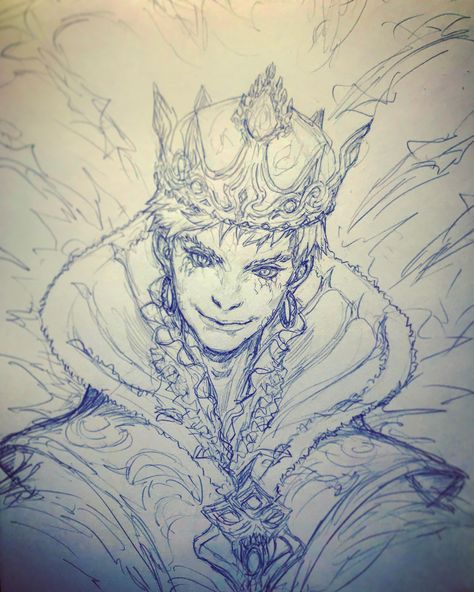 ArtStation - Kings • King of Serpents, Stato Ozo Drawing Of Couples, King Drawing, Couples Ideas, 그림 낙서, Beautiful Drawing, Character References, Amazing Drawings, Beautiful Drawings, Rpg Character