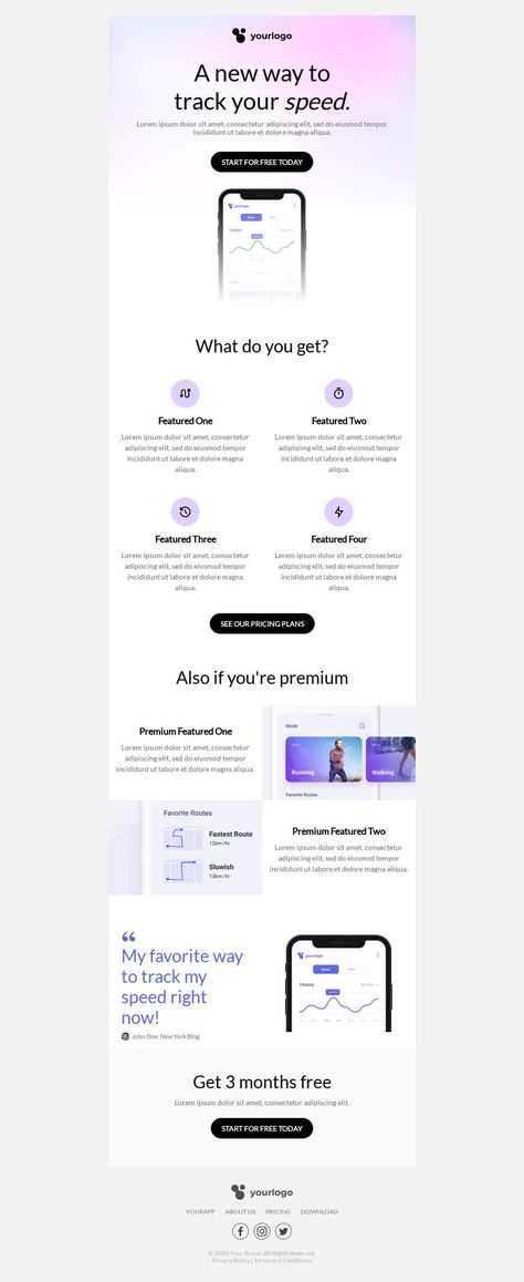 App Email Design, Finance Email Design, Testimonials Email Design, Infographic Email Design, App Features Design, E-mail Template Design, Graphic Email Design, Onboarding Email Design, Apple Email Design