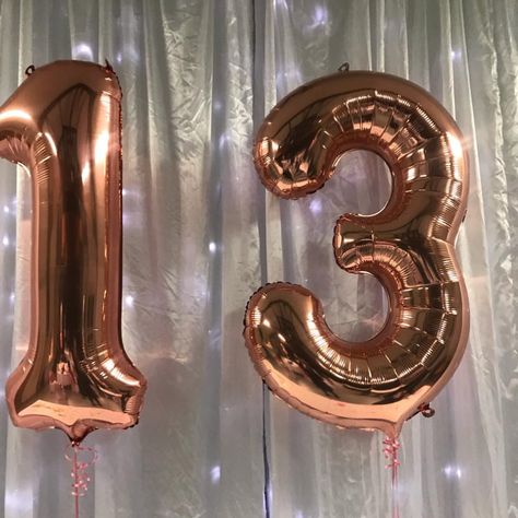 13 Birthday Background, 13 Aesthetic Birthday, Birthday 13 Aesthetic, 13 Birthday Aesthetic, 13th Birthday Balloon Ideas, Happy Birthday 13 Girl, 13 Th Birthday, 13 Birthday Balloons, Cake 13th Birthday