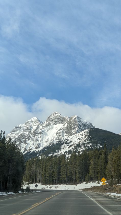 Driving Through Mountains Aesthetic, Alberta Mountains, Canada Toronto City, Interesting Locations, Vancouver Canada Photography, Canada Work, Canada Mountains, Banff Alberta Canada, Mountains Aesthetic