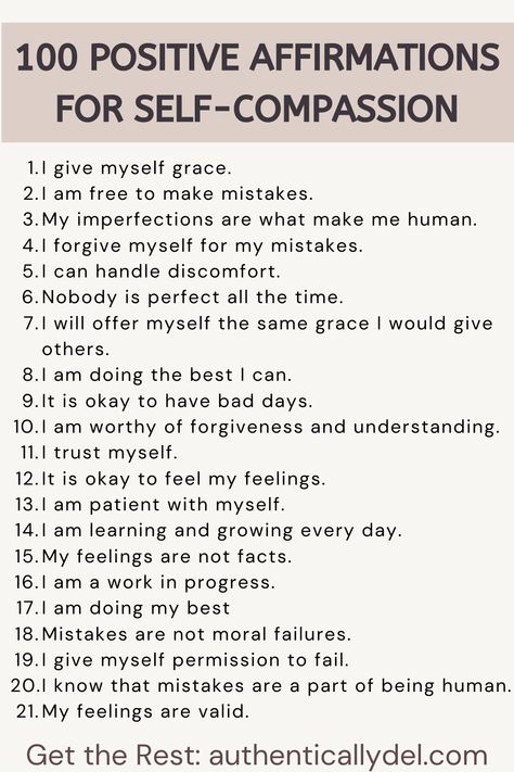 self-compassion affirmations Kind Affirmations, Be Nicer To Yourself, Be Kinder To Yourself, Self Compassion Quotes, Mindfulness Journal Prompts, Compassion Quotes, Healing Journaling, Losing 40 Pounds, Be Gentle With Yourself