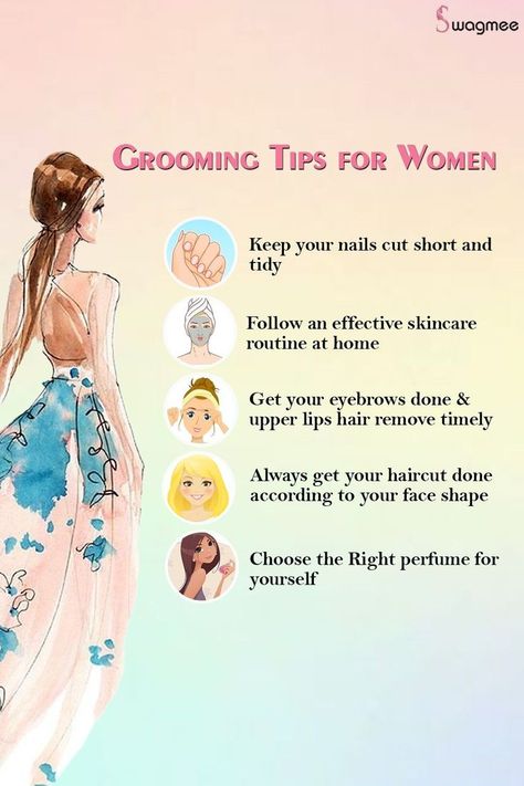 #groomingtips Basic Grooming Tips For Women, Grooming Routine Women, Self Grooming For Girls Tips, How To Look More Girly, How To Look Well Groomed Women, How To Be Well Groomed Woman, Feminine Grooming Tips, Self Care Kits For Women, How To Groom Yourself Tips Women