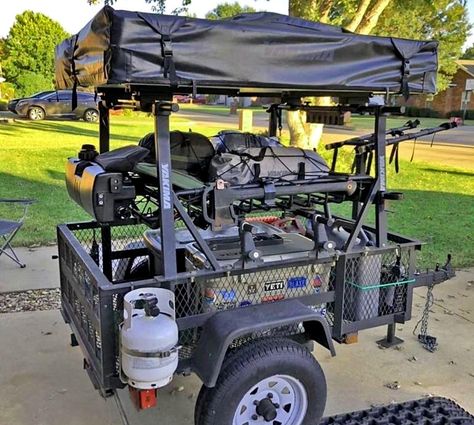 Diy Off Road Camper Trailer, Expedition Trailer Diy, Camp Kitchen Trailer, Overland Utility Trailer, Camping Grill Ideas, Utility Camping Trailer, Diy Utility Trailer Camper, Overland Trailer Ideas, Camping Utility Trailer