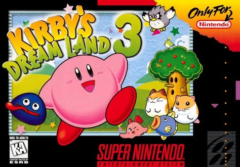 Kirby's Dream Land 3 (SNES / Super Nintendo) Game Profile | News, Reviews, Videos & Screenshots Super Nintendo, Super Nintendo Games, Kirby Games, Future Games, Dream Land, Got Game, Nintendo Game, Old Video, Entertainment System