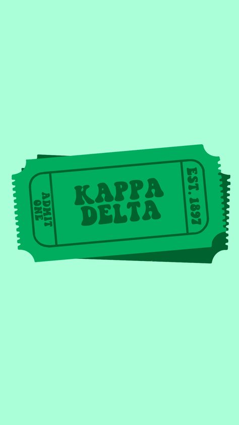 Kappa Delta Art, Kappa Kappa Gamma Aesthetic, Kappa Delta Graphic, Sorority Canvas Art, Sorority Instagram, Delta Art, Sorority Canvas, Go Greek, Kappa Kappa Gamma