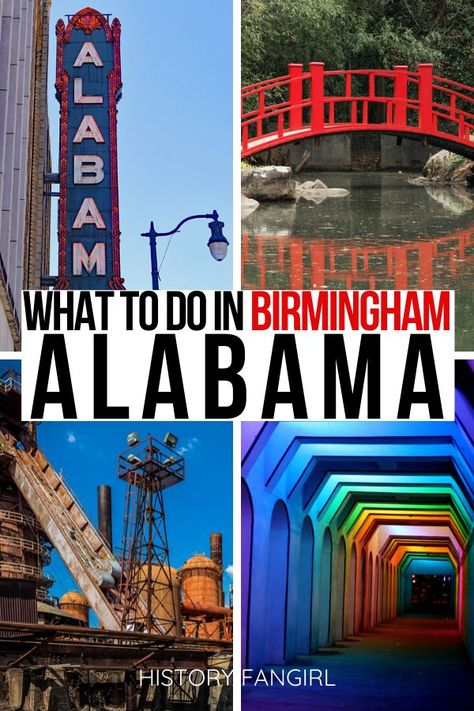 Alabama Sights To See, Alabama Tourist Attractions, Alabama Places To Visit, Birmingham Alabama Things To Do In, Best Places To Visit In Alabama, What To Do In Alabama, Weekend In Birmingham Al, Things To Do Birmingham Alabama, Downtown Birmingham Alabama