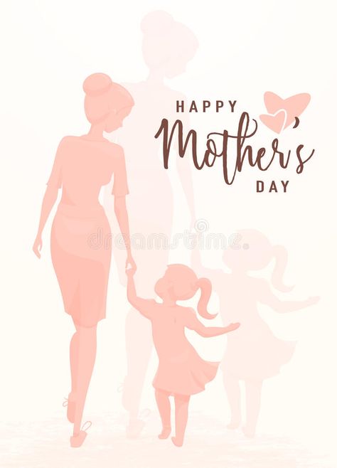 Mother Day Images, Happy Mother’s Day, Happy Mothers Day Illustration, Happy Moms Day, Mothers Day Wishes Images, Mother's Day Images, Mothers Day Illustration, Mother Illustration, Silhouette Portrait Projects